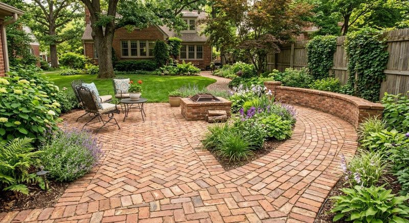 Brick Hardscaping Installation in West Hartford, CT
