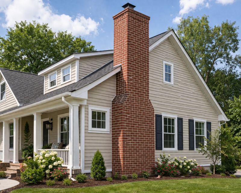 Brick Chimney Installation in Worcester, MA