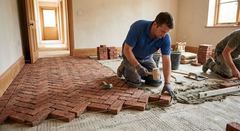 Brick Flooring Installation in Stamford, CT