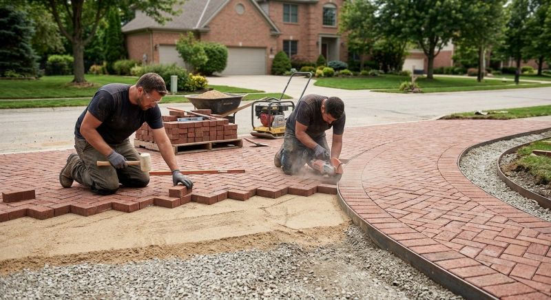 Brick Landscaping Installation in Stamford, CT