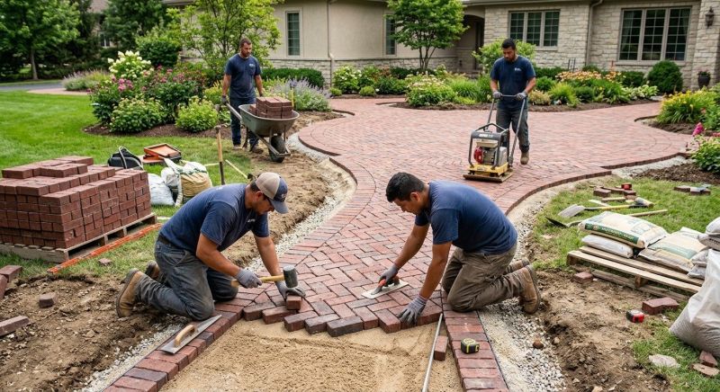 Brick Landscaping Service in West Hartford, CT