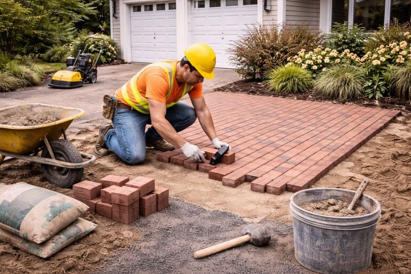 Brick Paving Installation in Stamford, CT