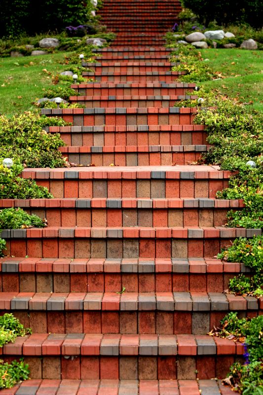 Brick Stairs Installation in West Hartford, CT