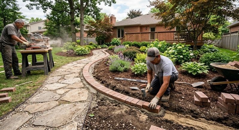 Brick Walkway Installation in Stamford, CT