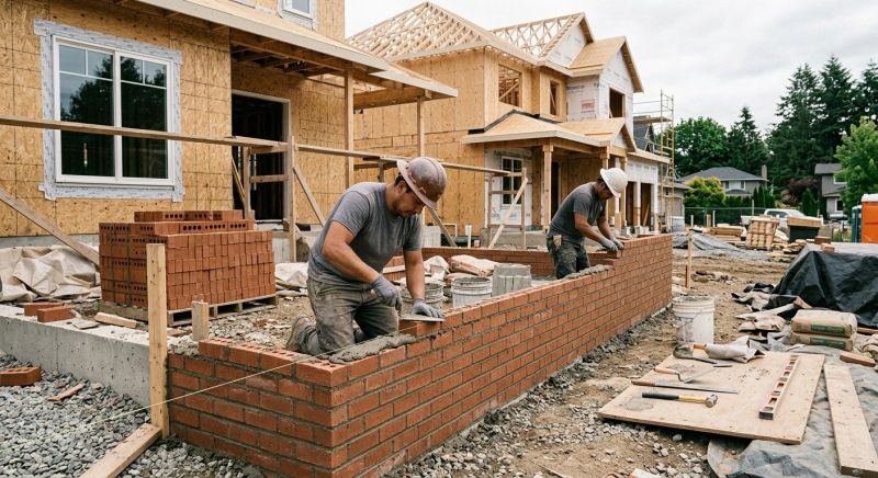Brick Wall Installation in Worcester, MA