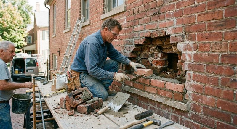 Brickwork Installation in West Hartford, CT