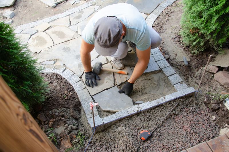 Stone Edging Installation in Stamford, CT